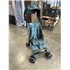 Image 1 : GREEN 4 WHEEL BABY STROLLER
