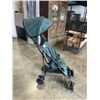 Image 2 : GREEN 4 WHEEL BABY STROLLER