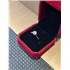 Image 4 : 1.00 CT GRA CERTIFIED OVAL CUT MOISSANITE STONE VVS D COLOR SET IN 6 CLAW HEAD SET IN 925 SILVER RIN
