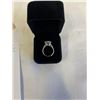 Image 4 : 5.00 CT GRA CERTIFIED ROUND BRILLIANT CUT MOISSANITE STONE VVS D COLOR SET IN CENTER WITH 14 ROUND B