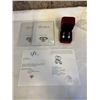 Image 1 : 2.00 CT GRA CERTIFIED OVAL CUT MOISSANITE STONES VVS D COLOR WITH 60 ROUND BRILLIANT CUT CUBIC ZIRCO