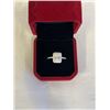 Image 2 : 2.00 CT GRA CERTIFIED RADIANT CUT MOISSANITE STONE VVS D COLOR WITH 36 ROUND BRILLIANT CUT CUBIC ZIR