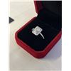 Image 3 : 2.00 CT GRA CERTIFIED RADIANT CUT MOISSANITE STONE VVS D COLOR WITH 36 ROUND BRILLIANT CUT CUBIC ZIR