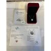 Image 1 : 5.00 CT TW GRA CERTIFIED ROUND BRILLIANT CUT MOISSANITE STONE 925 STERLING SILVER PENDANT W/ 26 ROUN