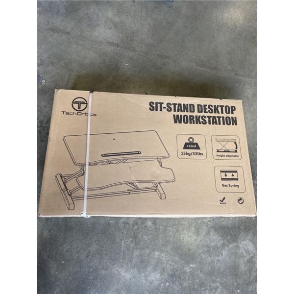 TECHORBITS SIT TO STAND DESK TOP WORKSTATION