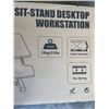 Image 2 : TECHORBITS SIT TO STAND DESK TOP WORKSTATION