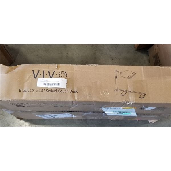 BLACL 20"X15" SWIVEL COUCH DESK