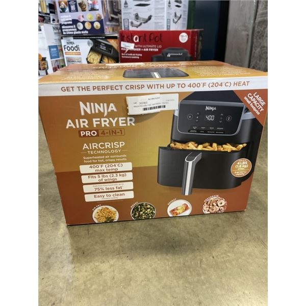 NINJA PRO 4-IN-1 5QT  AIR FRYER - TESTED WORKING, RETAIL $179