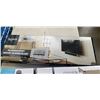 Image 2 : AS NEW INSIGNIA 47-90 INCH TILTING TV WALL MOUNT AND SANUS SOUNDBAR MOUNT
