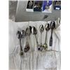 Image 2 : TRAY OF VINTAGE COLLECTIBLES, ROTARY PHONE, TRAIN, PULLEY