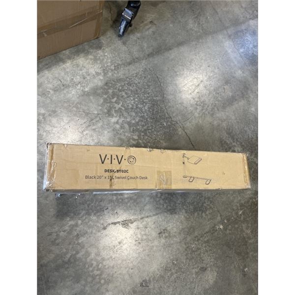 VIVO BLACK 20"X15" SWIVEL COUCH DESK