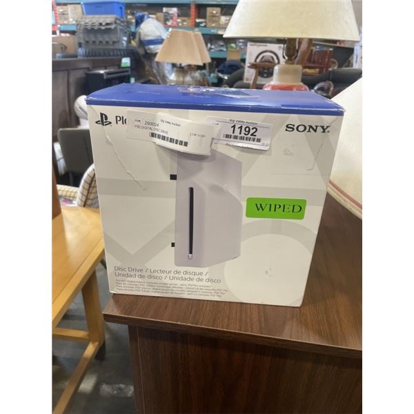 PS5 DIGITAL DISC DRIVE, RETAIL $99