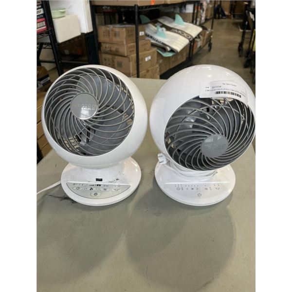 2 WOOZOO OSCILLATING FANS BOTH WORKKNG