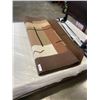 Image 1 : JORDANS APPROX 7X5 BROWN WOOL AREA CARPET