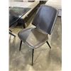 Image 3 : MODERN END EXTENSION TABLE, GLASS TOP, METAL BASE. 64" LONG, 36" WIDE, 30" TALL SIDE