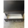 Image 3 : BLACK 2 DOOR AND 1 DRAWER CUPBOARD