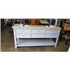 Image 1 : 72INCH DOUBLE VANITY W/ STONE TOP AND FAUCETS