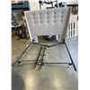 Image 1 : KINGSIZE FABRIC HEADBOARD WITH  METAL ROLLER FRAME