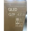 Image 2 : AS NEW SAMSUNG QLED 43 INCH Q7F TV, WORKING IN ORIGINAL BOX, COMPLETE WITH STAND AND REMOTE