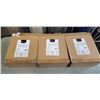 Image 1 : 3 NEW BOXES DOUBLE-T HAND TOWEL AND ACCESSORIES STAND. BRASS/WHITE