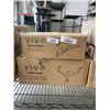 Image 1 : VIVO SINGLE MONITOR WALL MOUNT WITH KEYBOARD TRAY AND TRIPLE MONITOR DESK MOUNT 2 PNUEMATIC ARMS