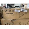 Image 3 : VIVO SINGLE MONITOR WALL MOUNT WITH KEYBOARD TRAY AND TRIPLE MONITOR DESK MOUNT 2 PNUEMATIC ARMS