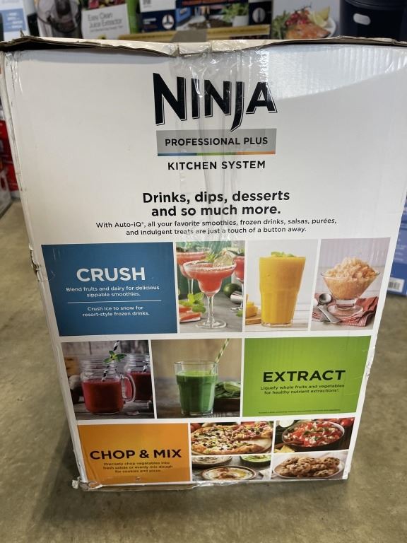 NINJA PROFESSIONAL PLUS KITCHEN SYSTEM WITH AUTO-IQ, 1400W, 72 OZ ...