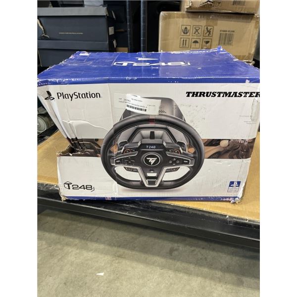 THRUSTMASTER T248 RACING WHEEL & MAGNETIC PEDALS FOR PS5/ PS4/ PC - TESTED WORKING, RETAIL $169