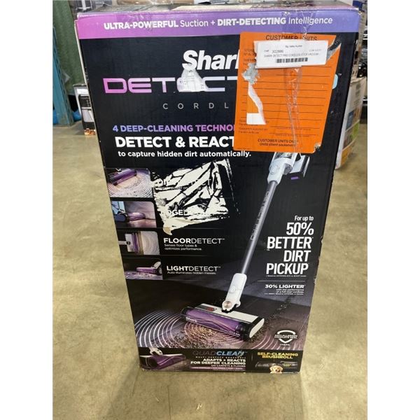 SHARK DETECT PRO CORDLESS STICK VACUUM - TESTED WORKING, RETAIL $329