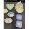 Image 2 : CARLTON WARE, WEDGEWOOD AND ROYAL ALBERT ANTIQUE CHINA SERVING ITEMS