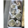 Image 2 : 2 BOXES OF VINTAGE BELLS AND PEWTER CREAM SUGAR SET, SPOONS, ETC
