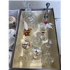 Image 5 : 2 BOXES OF VINTAGE BELLS AND PEWTER CREAM SUGAR SET, SPOONS, ETC