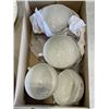 Image 3 : ANTIQUE BAYERN CHINA TEA CUPS, AND ASOSRTED ANTIQUE CHINA DINNER PLATES