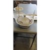 Image 4 : WOODS AND STYLECRAFT SERVING TRAYS AND LIDDED DISH