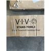Image 2 : VIVO BLACK TV STAND AND RISER FOR TREADMILLS