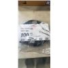 Image 1 : AS NEW BLACK 100FT LIFE SUPPLY HEAVY DUTY INDOOR OUTDOOR3 WIRE GROUNDED LIGHTED EXTENSION, 14AWG