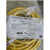 Image 2 : AS NEW YELLOW 50FT LIFE SUPPLY HEAVY DUTY INDOOR OUTDOOR3 WIRE GROUNDED LIGHTED EXTENSION, 10AWG