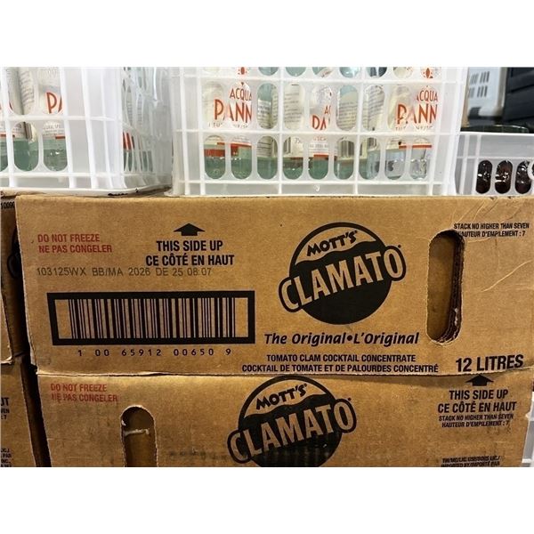 12L MOTTS CLAMATO COCKTAIL BEST BEFORE 12/25/26