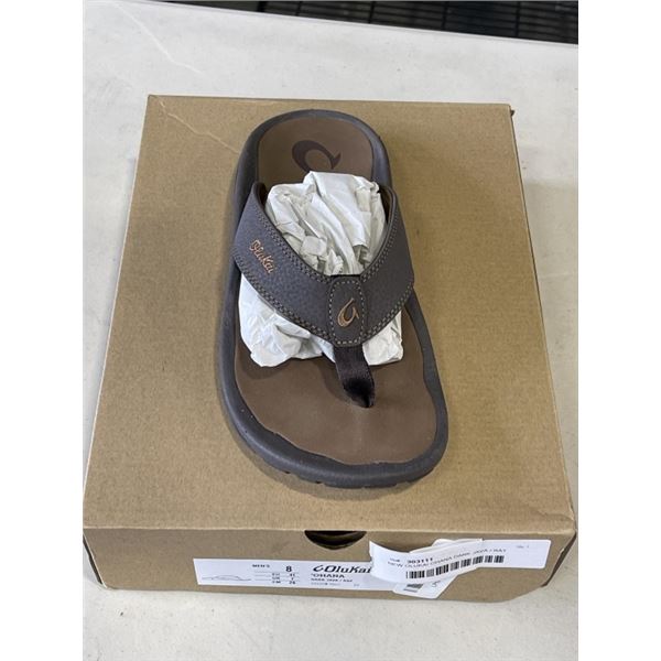NEW OLUKAI OHANA DARK JAVA / RAY MENS SIZE 8