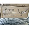 Image 2 : VIVO PNUEMATIC ARM DUAL MONITOR MOUNT WITH VIVO DUAL MONITOR STAND AND VIVO TRIPLE DESK MOUNT