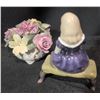 Image 2 : Royal Doulton Figurine ‘Amanda’ and Adderley Floral Bone China Arrangement