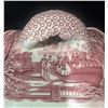 Image 9 : Mason’s Vista Ironstone Soup Tureen with Lid, 8 Soup Bowls/Plates and Ladle
