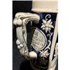 Image 5 : Vintage German Beer Steins w/ Pewter Lid & Vogue Playing Cards
