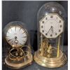 Image 1 : Kundo Anniversary Clocks with Glass Domes and Brass Bases