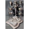 Image 1 : Viking Plate Silver-Plated Desk Set, Candleholder, and Goblets
