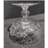 Image 4 : 12 Crystal Stemware Glasses With Geometric Cut Design