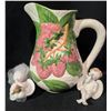 Image 9 : Decorative Ceramic, Crystal, and Metal Pieces Including Crown Ducal China