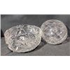 Image 9 : Cut Glass and Crystal Tableware Including Carafe, Bowls, and Salt Shakers