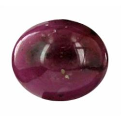 5.96ct Oval Cabochon Madagascar Blood Red Ruby (GEM-21481)