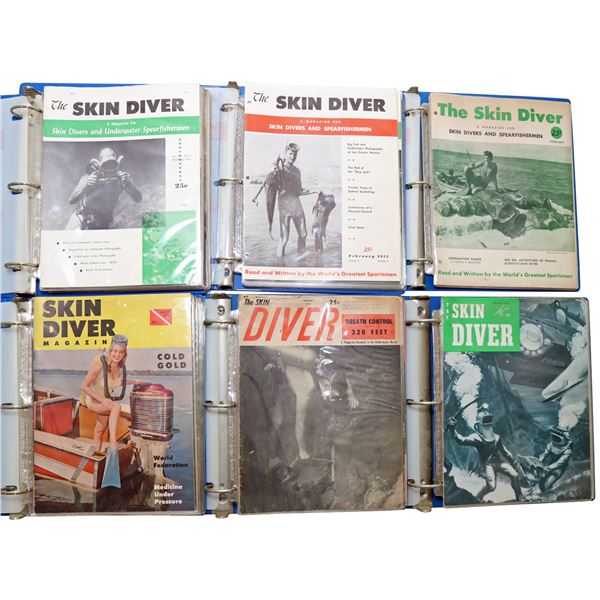 46 Issues Of Skin Diver Magazine 1952 to 1958